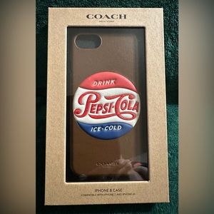 Coach Pepsi cola Iphone8 case